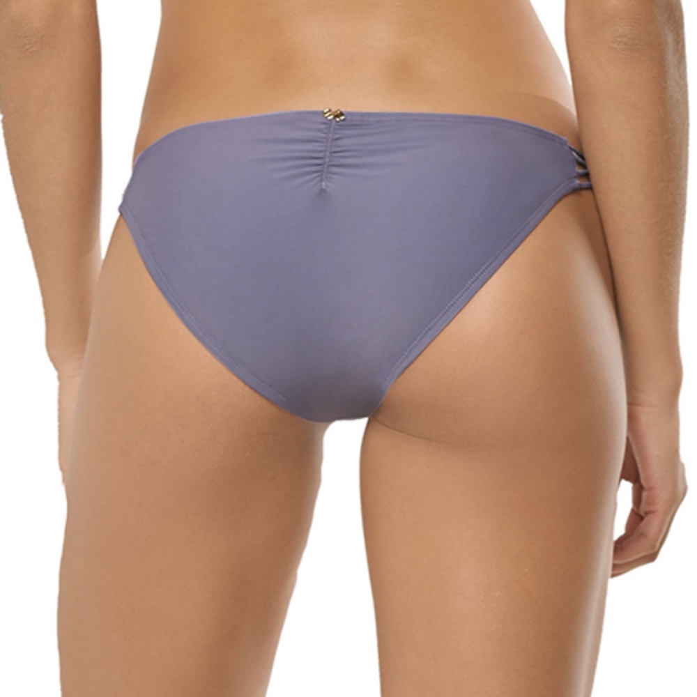 NWT PILYQ Braided Beaded Zen Teeny Bikini Bottom in Amethyst - Picture 3 of 4